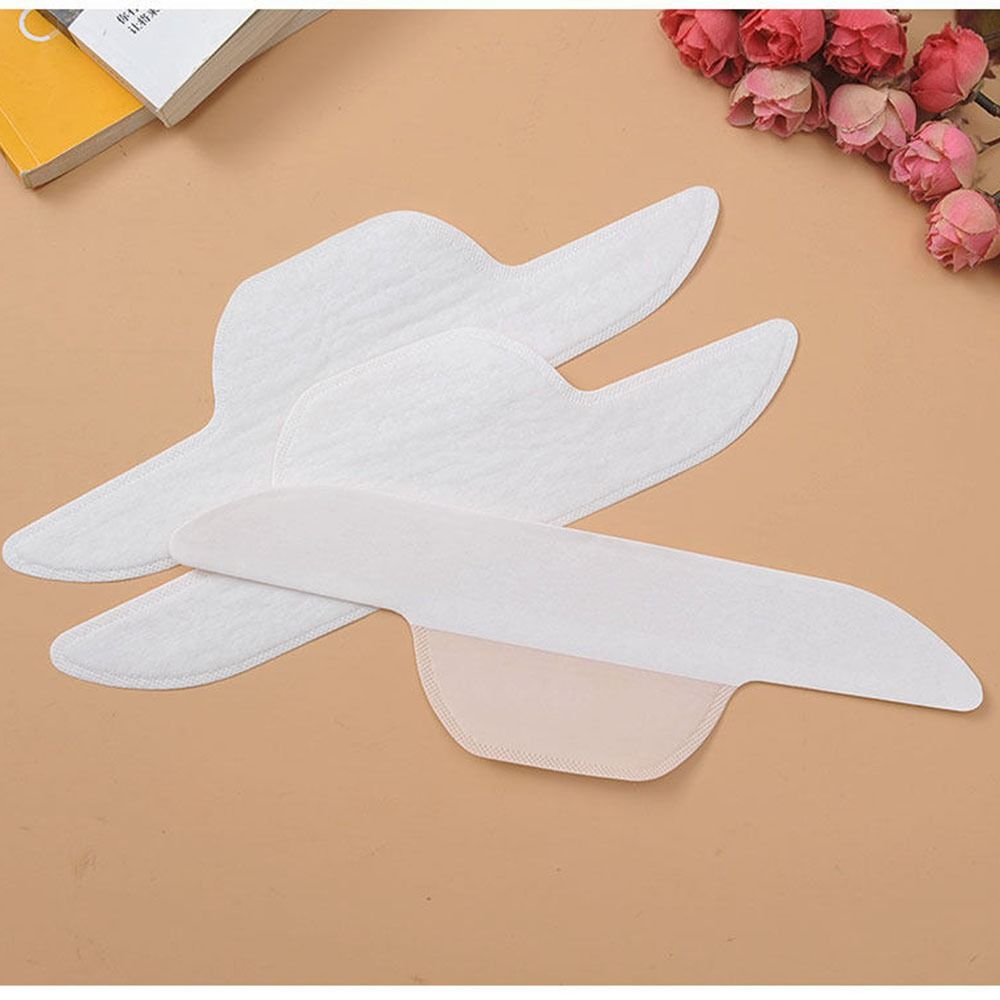 50Pcs Disposable Sweat Collar Absorber Pads Absorbing Sweat Shirt Guard Makeup Protection