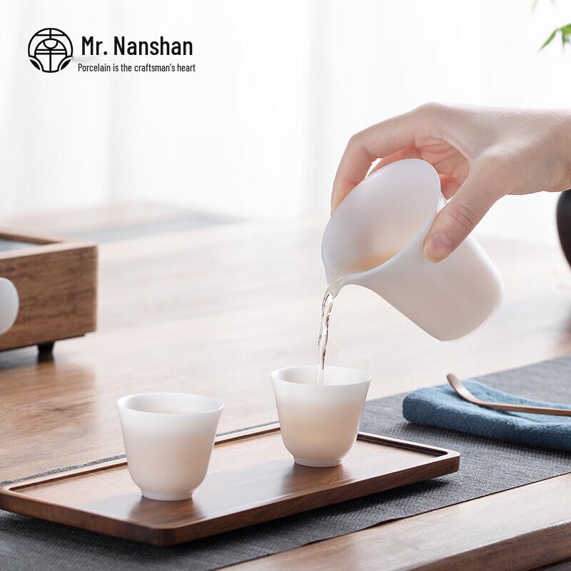 Chinese Jade Porcelain Kung Fu Tea Set