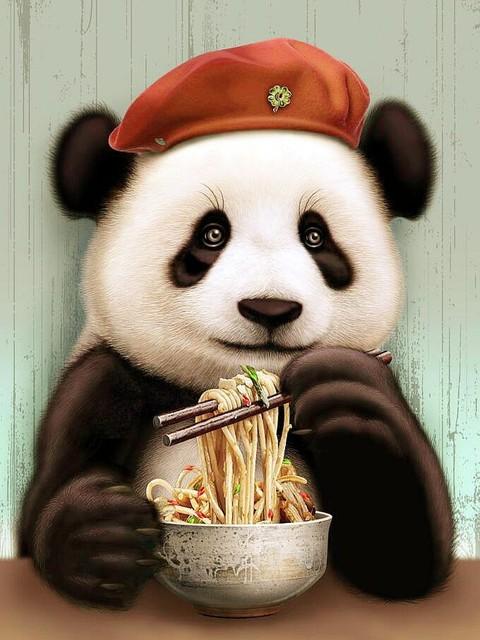 5D DIY diamant schilderij volledige vierkante panda diamant mozaïek verkoop dier diamant borduurwerk cartoon steentjes foto's