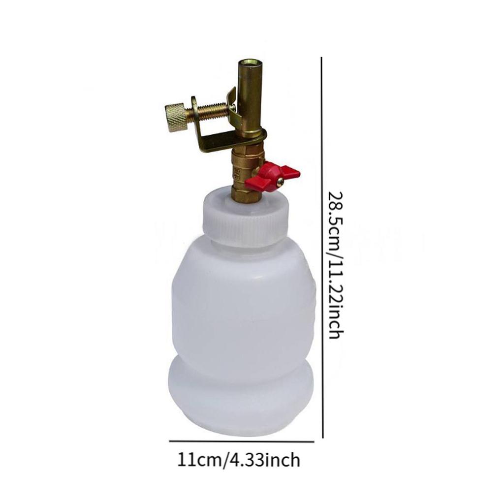 1L Brake Fluid Bottle Prevent Any Spatter Easy Carrying Brake Fluid Dispensing Bleeder Bottle for Heavy Motorcycles Auto