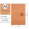 A5 Custom Logo Business Notebook | Soft Leather, Thickened, Buckle Diary with Gift Box