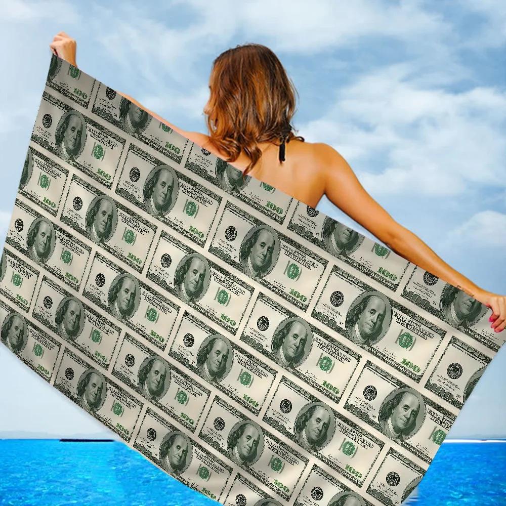 Creative USA Dollar Towel Microfiber Beach Towel Absorbent Quick dry Soft Yoga Swimming Resort Mountain Climbing Towel