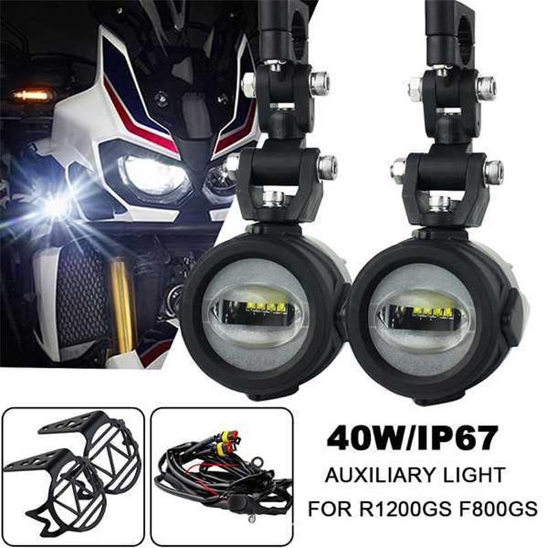 1 пара противотуманных фар, подходящих для BMW R1200GS F800, противотуманные фары waterbird, вспомогательные фары, прожекторы, новые модифицированные противотуманные фары