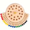 Wooden Color Memory Board Game Concentration Parent Interactive Fun Educational Toy Suitable for Teens and Adults Intermediate Skill Level Matching