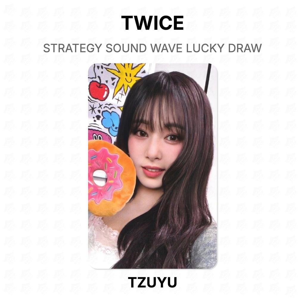 Twice STRATEGY ONDA SONORA SORTEIO OFICIAL Fotocarteira Oficial