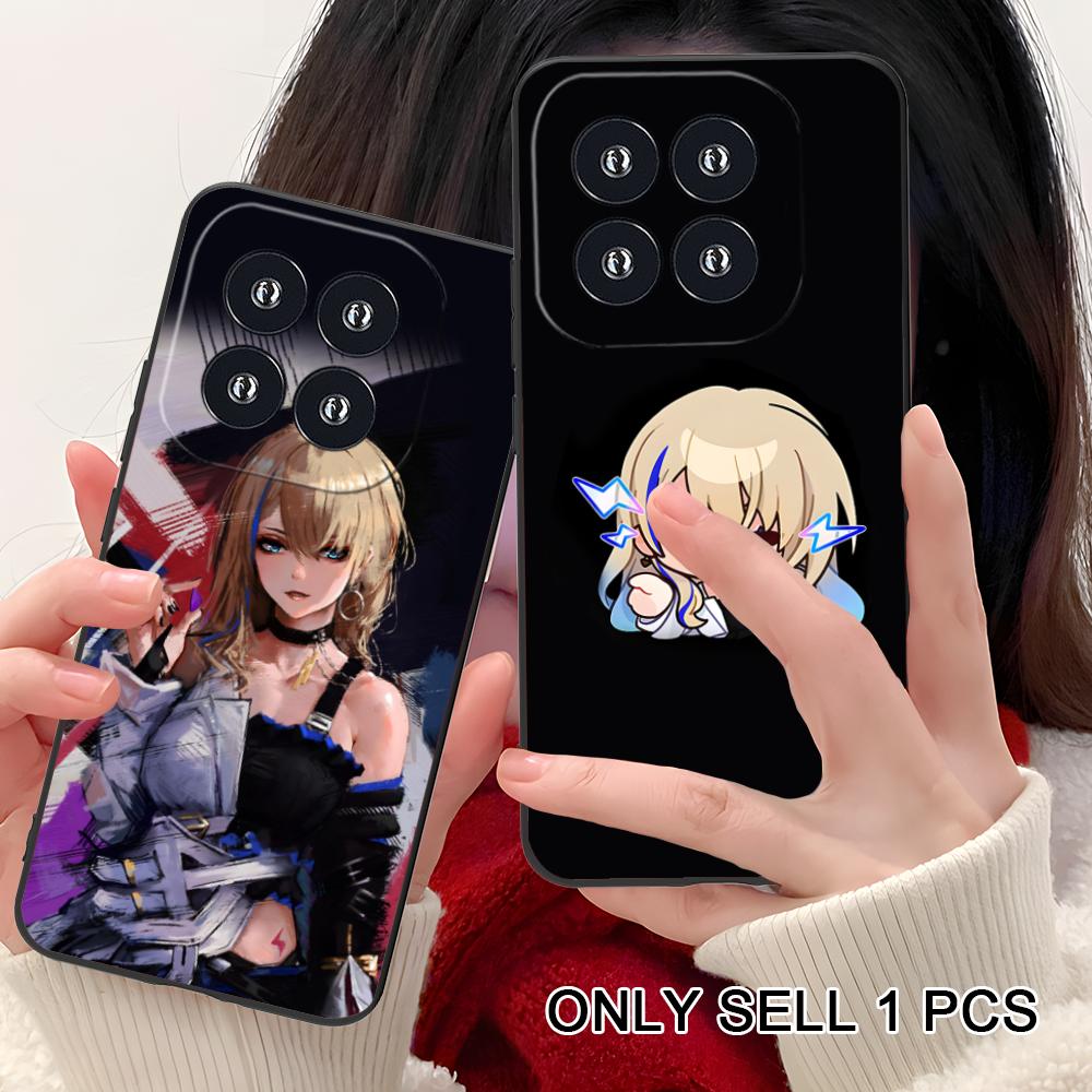 HSR Serval Matte TPU Mobile Phone Case for Xiaomi 15 14 13 12 Mi 11 T Ultra Lite Pro S X 5G Colorful Printing Cover