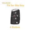 4 Buttons Auto Tpu Car Key Case Cover Fob For Volkswagen Vw Golf 7 Alltrack Mk7 Tiguan Seat Ateca Leon Ibiza Skoda Octavia