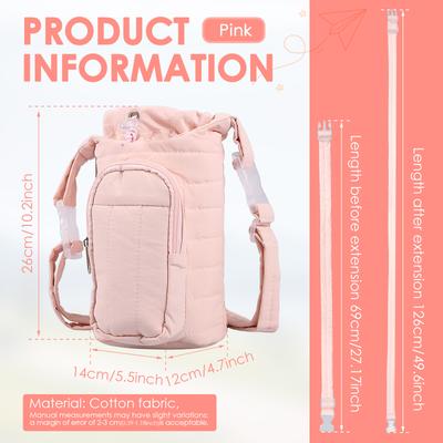 Storage Bag for Bottle Cell Phone Outdoor Travel Protective Cover for Water Cup Small Messenger Bag Portable Bottle Pocket