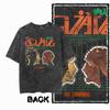 G13 Back Printing Cool Printing Men's T-shirt/pickled Streetwear Large Size Retro O-neck Men's T-shirt