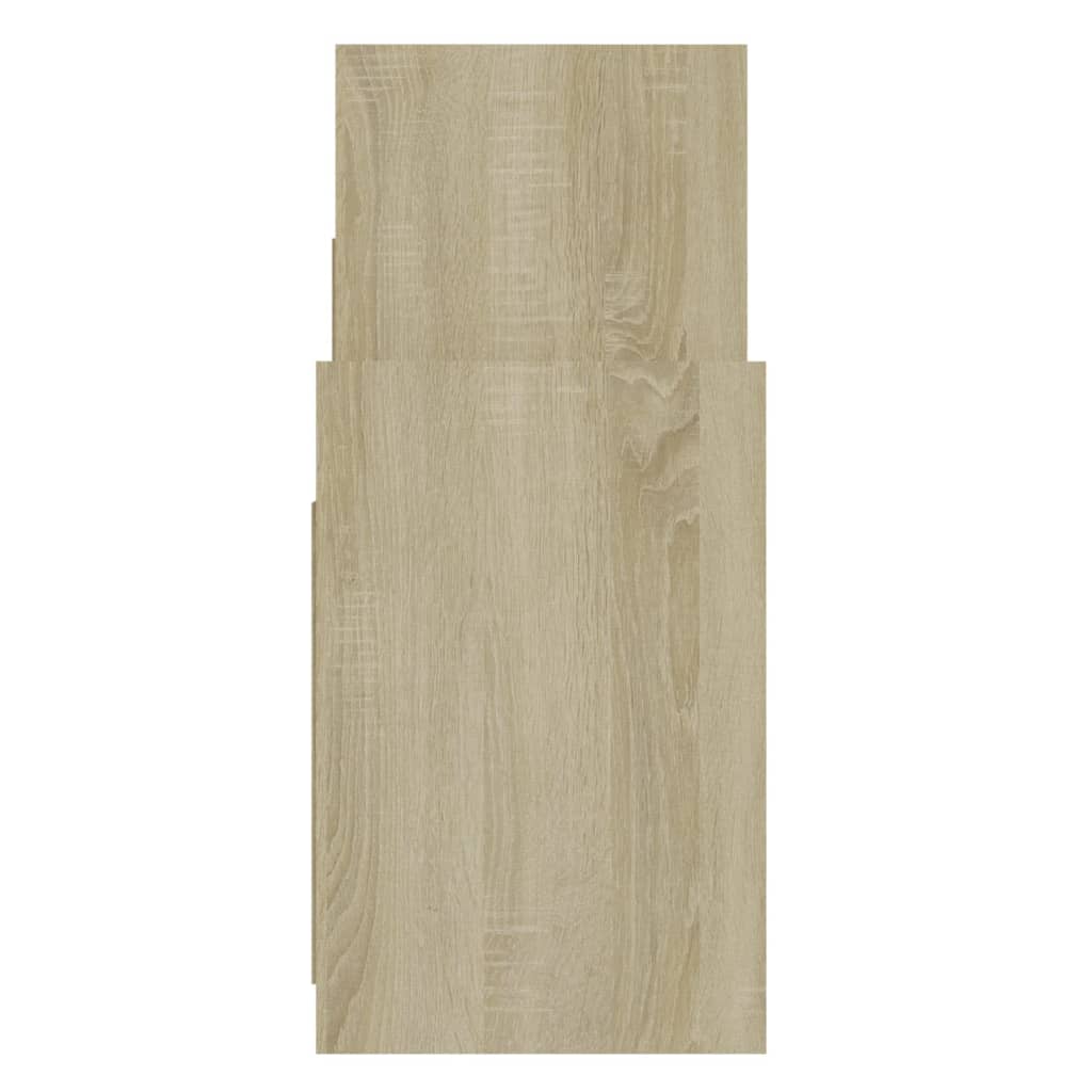 Vidaxl Szafka Boczna, Dąb Sonoma, 60X26X60 Cm, Materiał Drewnopochodny