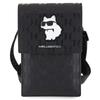 Karl Lagerfeld Torebka Klwbsakhpck Czarny/Black Saffiano Monogram Choupette