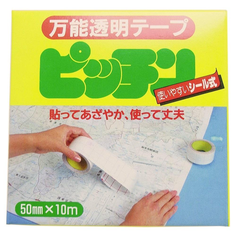 Saitama Welfare Association SAIFUKU Pitchin All Purpose Transparent Tape 50mmX10m