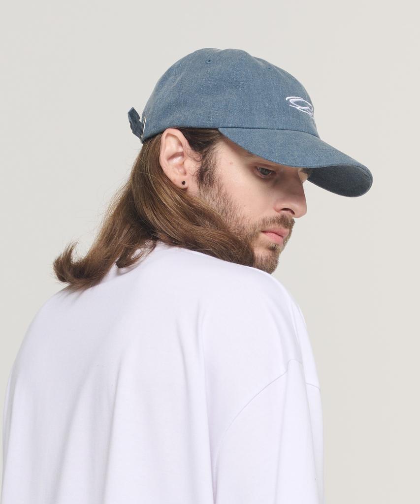 CARGOBROS Circle Logo Pigment Ball Cap (Blue)