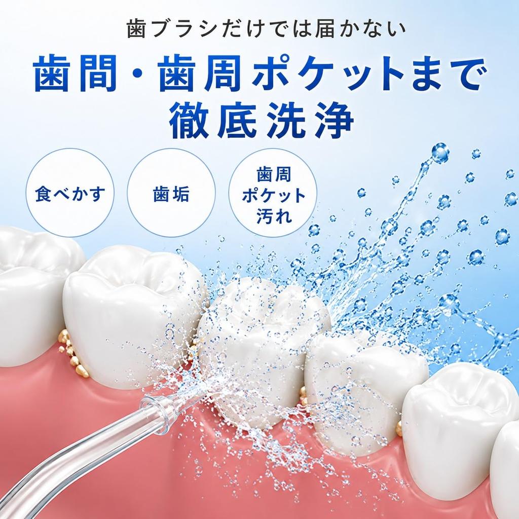 Nanobubble Oral Irrigator Jet Washer IPX7 for Bad Breath Features a Unique Patented Design for Quick and Efficient Oral Effectively Cleans Removes