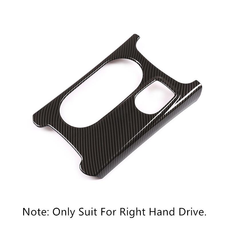 Carbon Fiber Color Center Console Water Cup Frame Decoration Trim For Mercedes Benz GLA X156 CLA C117 A Class W176 RHD LHD
