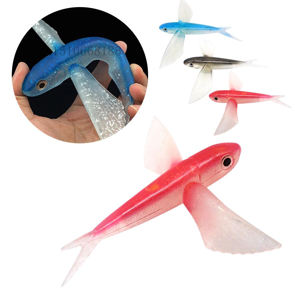 

Fishing Lure Bait Sea Fishing Big Fish Flying Fish Soft Bait Tuna Lures Pink Trolling Bird Shaped Teaser for Fishing Tackle красный