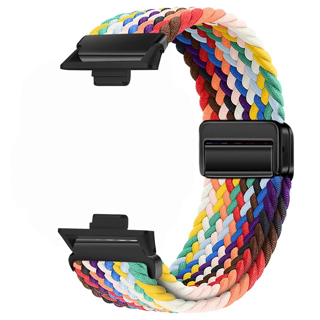 Magnetic Braided Nylon Loop Band for Xiaomi Redmi Watch 5 4 Strap Adjustable Sport Replacement Correa Bracelet Mi Band 9 8 Pro