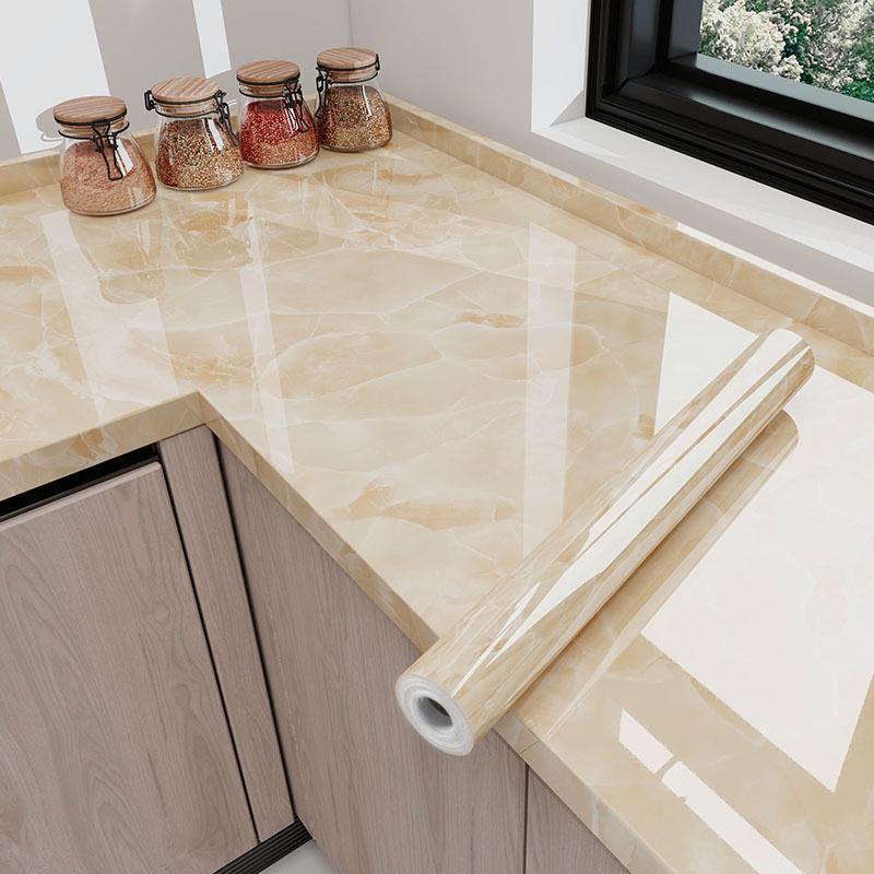 Eco-Friendly Kitchen Anti-Oil Stickers: Self-Adhesive, Waterproof, Heat-Resistant Tile and Stove Top Renovation Wallpaper.
