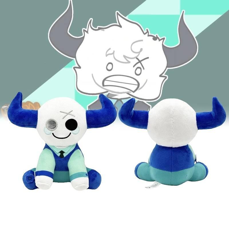 Adorable The Broker Plush Game Merchandise Blue Corner Plush Toy Doll Cuddly Soft