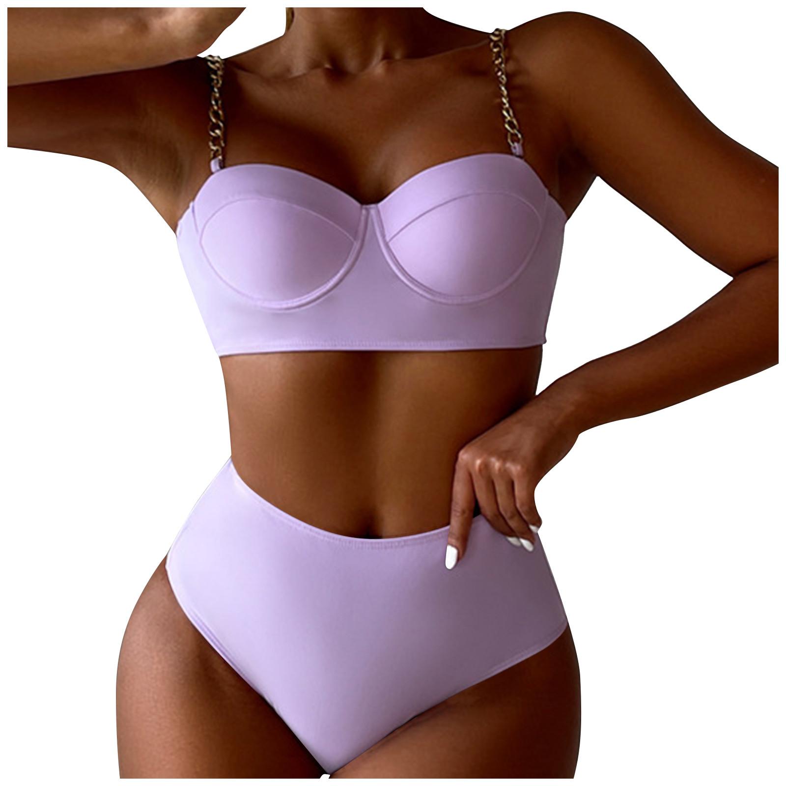 

Женский купальник, цельный купальник, майка с трусиками, облегающий купальник, однотонный купальник, купальник XXL светло-фиолетовый