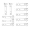 Pack of 10 Vertical Blind Repair Tabs White Stems for Easy Window Blind Fixing