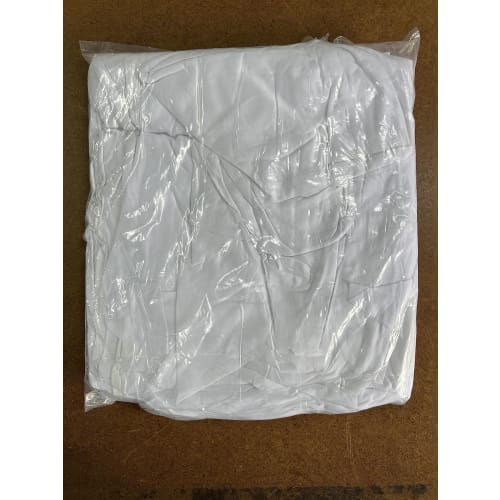 No-brand Knitted Cloth, 1kg, Industrial Grade, for Wiping, DIY Work, and Maintenance. White, Pure Cotton Knitted Towel.