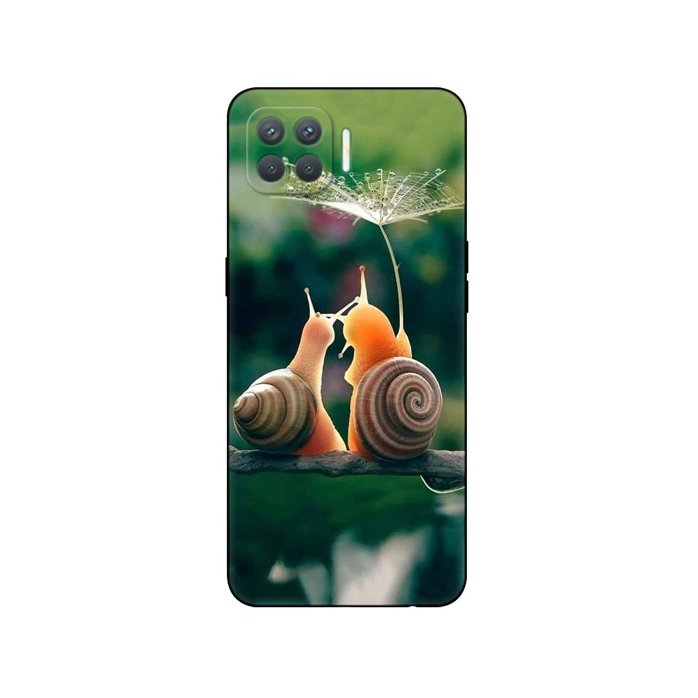 For Oppo Reno4 Lite Case Silicon Phone Case On Oppo F17 Pro Back Cover  Reno 4 Lite 6.43" Black Tpu Case Pink Anime Space Car