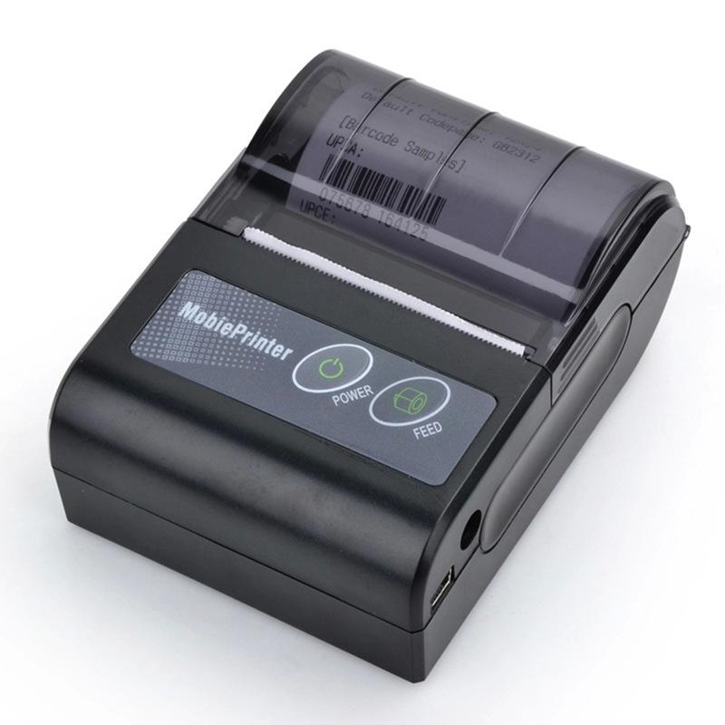 58mm Bluetooth Portable Thermal Receipt Printer for Orders and Cash Registers