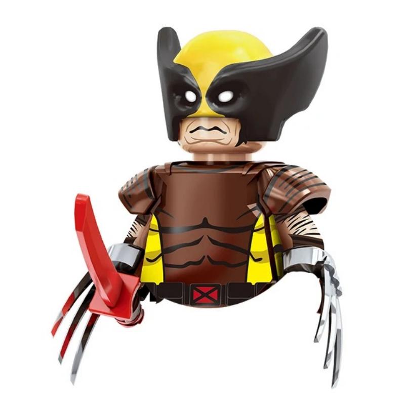 Ślepa Paczka Mini Klocki TV6205 Figurki Duży Goblin Spiderman Iron Man Venom Kapitan Hawk Deadpool Pancerz Boże Narodzenie Prezent Zabawka