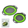 Foldable Silicone & PP Multifunctional Kitchen Drain Basket for Fruits & Vegetables