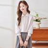 Women's Elegant Long-Sleeve Chiffon Shirt