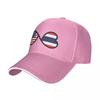 Thailand USA Infinity Hearts Flag, American Thai Baseball Cap Golf Cap Sunhat Men's Caps Women's