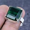 Natural Chrome Diopside Gemstone 925 Sterling Silver Jewelry Ring Size 8 V6O07