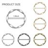 2PCS Scarf Clips and Ring T Shirt Clip for Women Fashion Metal Circle Buckle Clothing Ring Wrap Holders Clothes Hat Belt Decor