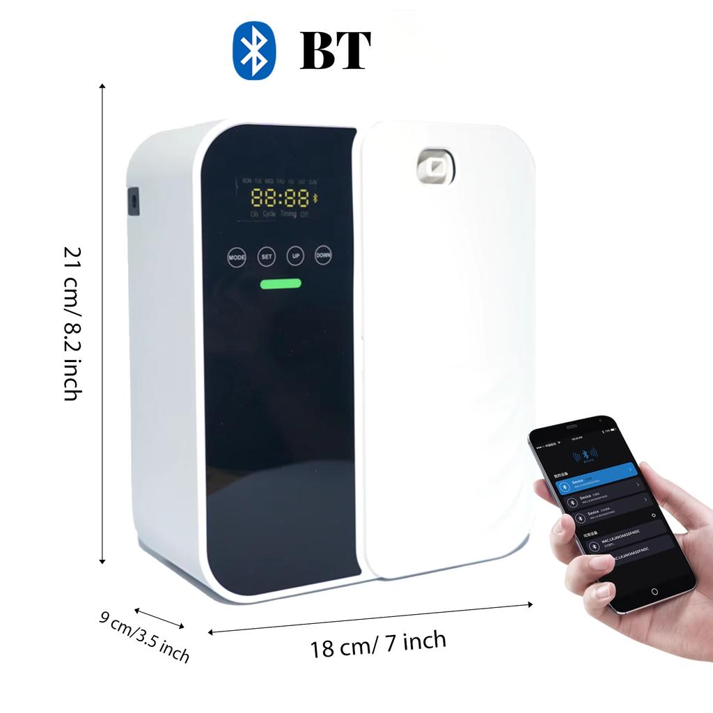 Hotel Aroma Diffuser Machine Wall Mounted Room Fragrance Diffuser Bluetooth Electric Smell Distributor Electric Smell for Home