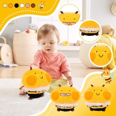 Cute Little Bee Doll, Soft Throw Pillow Plush Toy, Cartoon Doll