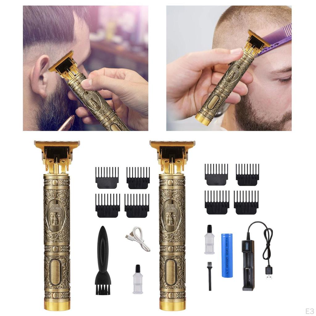 Hair Clipper, Beard Trimmer for Men Baldhead Barbers Cutting Portable