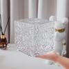 „Elegante Water Ripple Tissue Box – Transparente, wandmontierbare Aufbewahrung für Toilettenpapier“