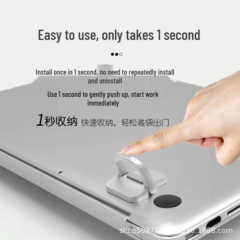Ultra-Thin Foldable Laptop Stand: Portable, Lightweight Cooling Riser