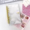 Korean Transparent Loose-Leaf Sticker & Photo Storage Album, A6, Multifunctional Journal for 3-Inch Photos