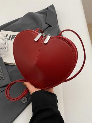 Fashion Bag Women's New Versatile Messenger Bag Mini Heart Bag
