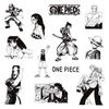 103065Pcs Black White Anime One Piece Stickers For Kids Diy Graffiti Motorcycle Skateboard Laptop Waterproof Cool Sticker Toys