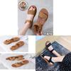 Casual Pu Flat Sandals With Water Drip Embellishments For Women