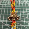 Light Weight Owl Shape Parachute Cord Beads Lanyard Beads Fashion Charm Beads for DIY Lanyard, Keychains Pendants