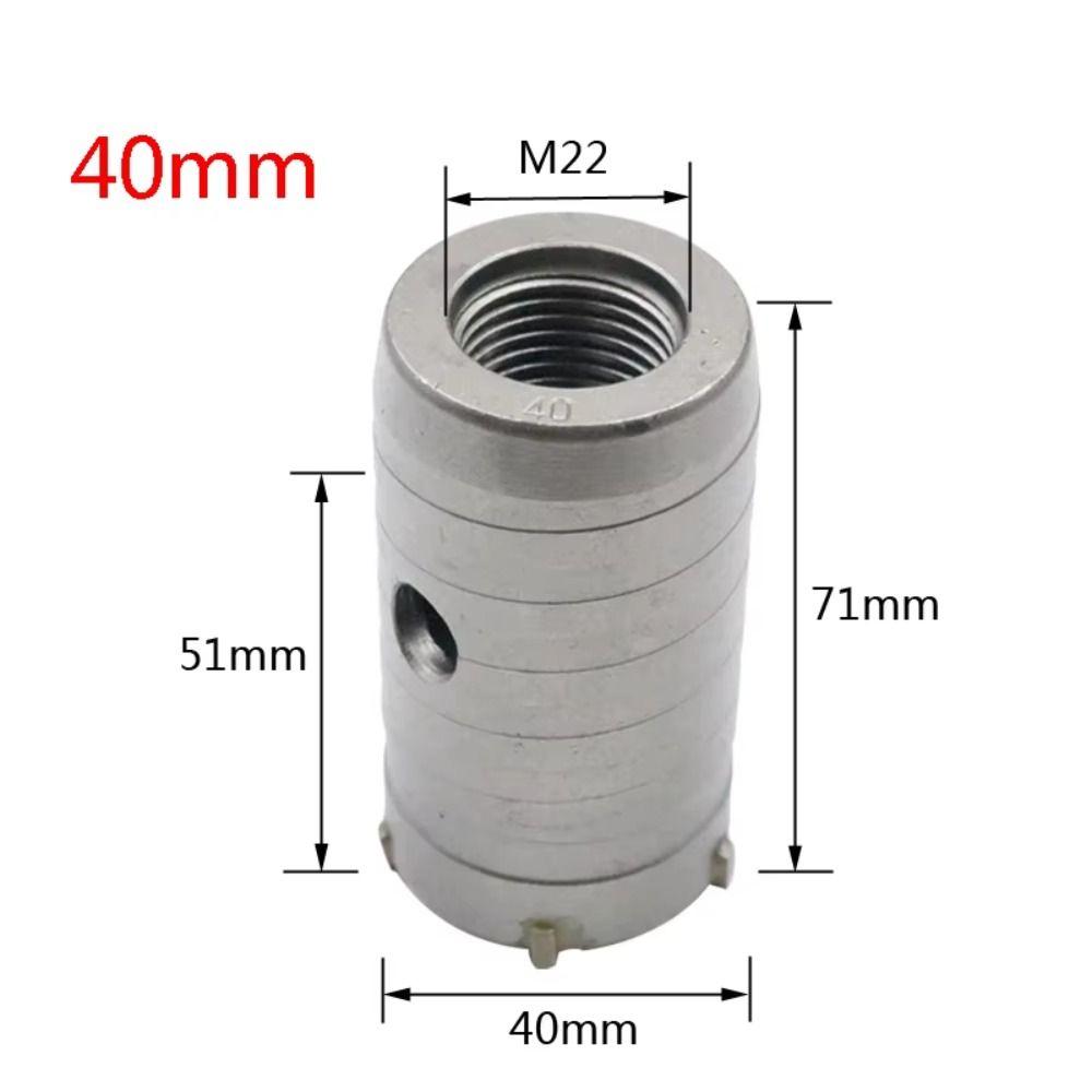 Round Shaft Concrete Hole Saw 40mm-60mm Masonry Construction Tool Construction Project
