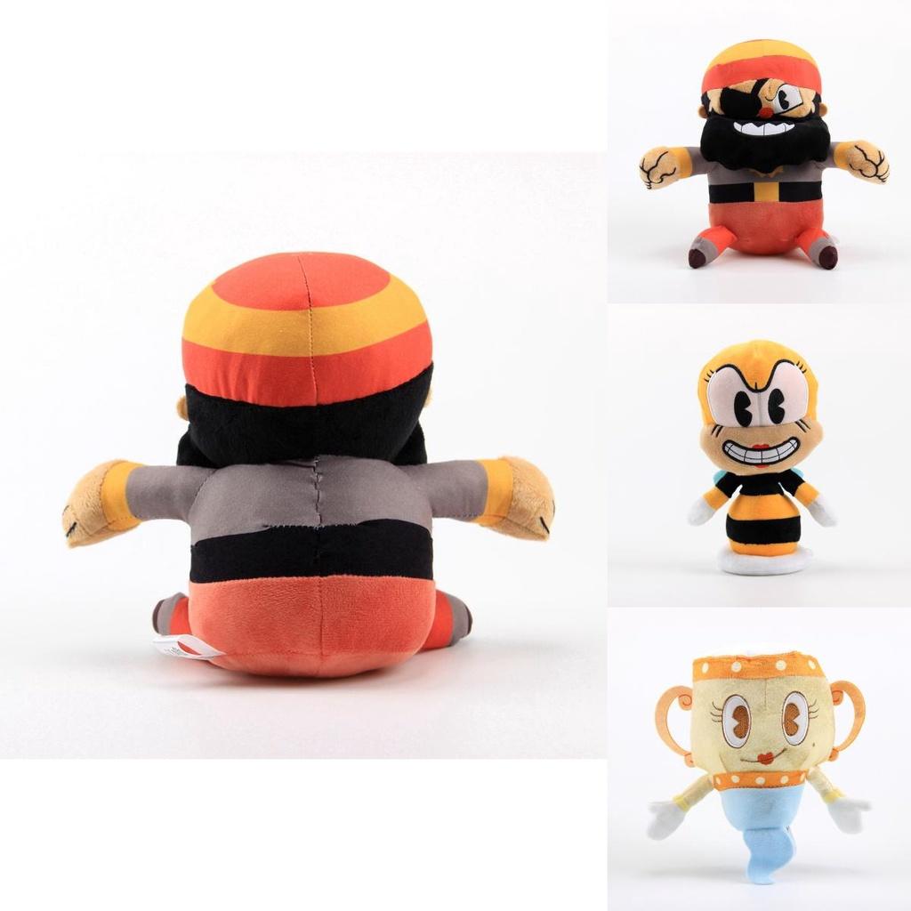Legendary Cuphead Plush Toys Captain Brineybeard Soft Stuffed Doll For Kids And Fans
