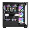 Boîtier informatique - DARKFLASH - DS900 - 7 ventilateurs ARGB - Compatibilité ATX - Noir