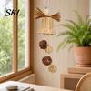 Bell-shaped Bird Toy Rattan Woven Parrot Toy, Bell Chew Chewing with Bells or Balls, Cage Accessories for Cockatiels Budgies Small Medium Parrots