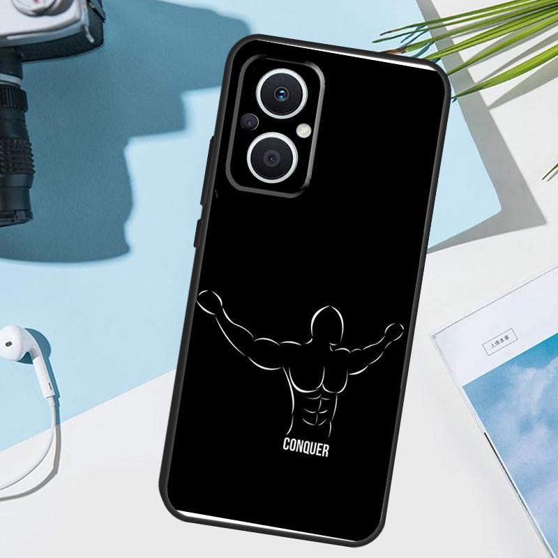 Bodybuilding Gym Fitness Cover For OPPO Reno 14 F 13F 12F 11F 10 11 12 13 Pro 7 8 Lite OPPO Find X9 X5 X6 X8 Pro Case
