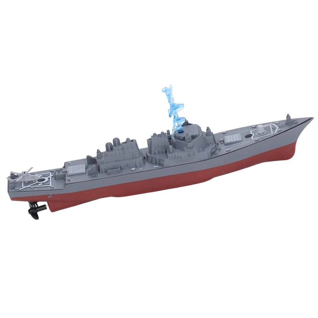 2.4G RC Aircraft Carrier Toy Simulated Dual Propeller Water Sensor Remote Control Ship Toy